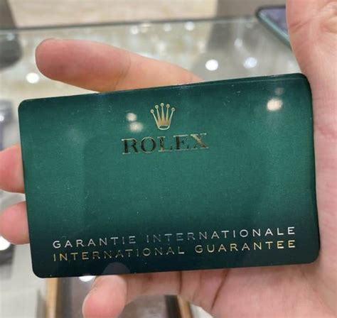 Rolex ed intestazione della garanzia 